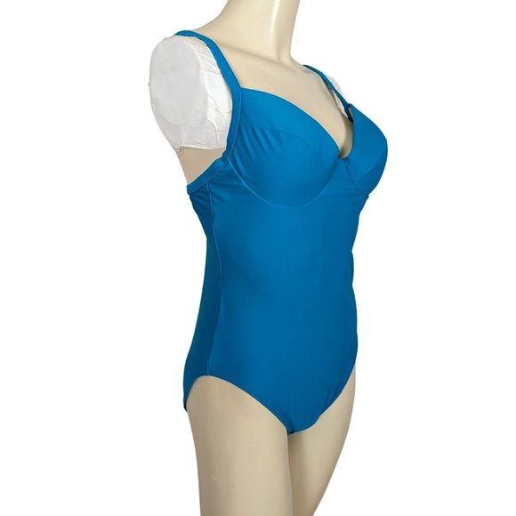 Sun Streak by Newport News one piece Swimsuit Vintage Size 10 - Picture 4 of 12